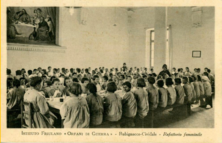 Istituto friulano orfani di guerra (Rubignacco-Cividale) Refettorio